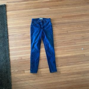 Madewell High Rise Skinny Jeans